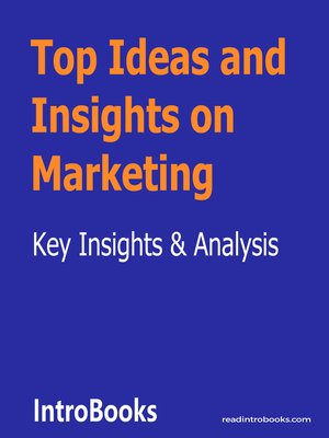 cover image of Top Ideas and Insights on Marketing